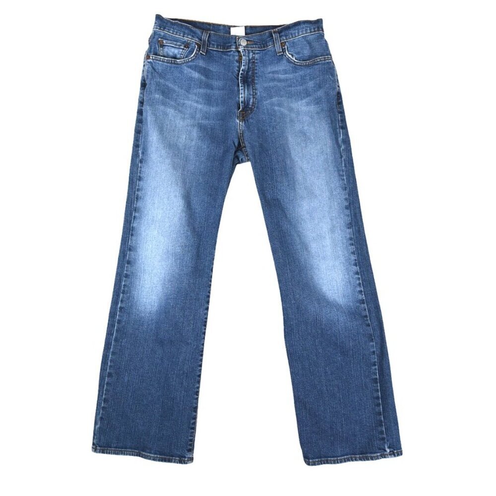 Lucky Brand Dungarees / Fit Jeans 32 Short Blue Denim Vintage Y2K Casual